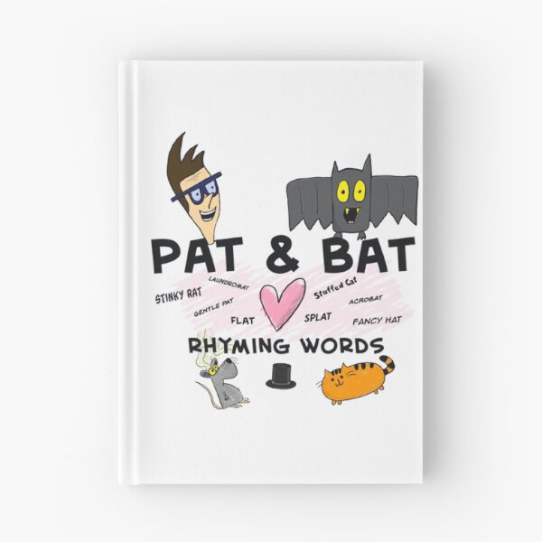 Item preview, Pat & Bat love rhyming words designed and sold by SonphotPhet.