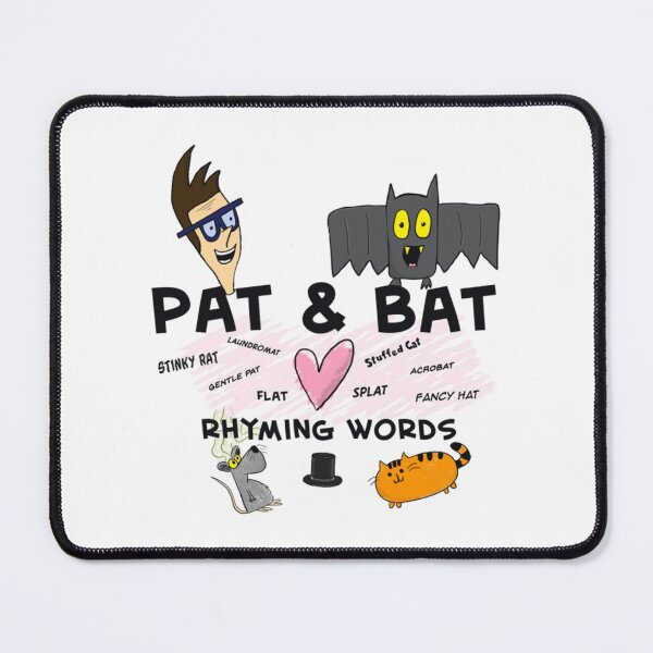Item preview, Pat & Bat love rhyming words designed and sold by SonphotPhet.