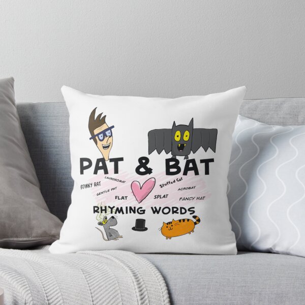 Item preview, Pat & Bat love rhyming words designed and sold by SonphotPhet.