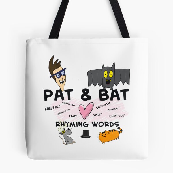 Item preview, Pat & Bat love rhyming words designed and sold by SonphotPhet.