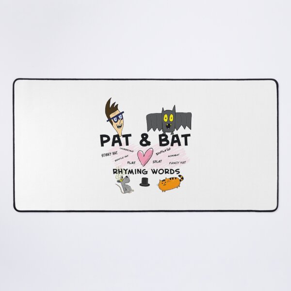 Item preview, Pat & Bat love rhyming words designed and sold by SonphotPhet.
