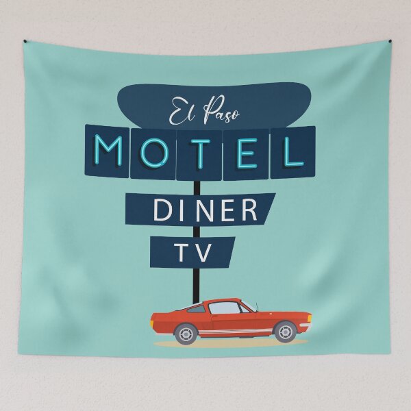 Item preview, Vintage Motel and Diner Sign designed and sold by LisWilliams.