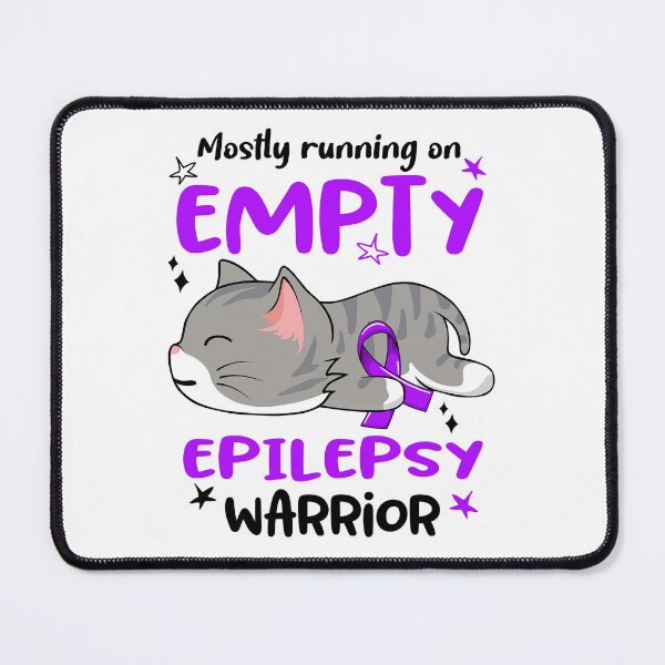 Item preview, Epilepsy Awareness, Mostly Running on Epilepsy Warrior designed and sold by Tammyilaria.