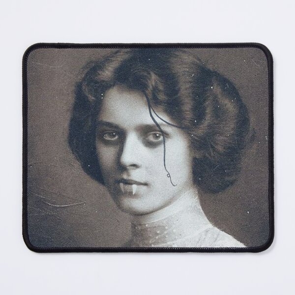 Item preview, Vampire woman spooky vintage haunted portrait designed and sold by Vintage Designs +.