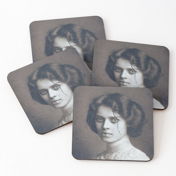 Item preview, Vampire woman spooky vintage haunted portrait designed and sold by Vintage Designs +.