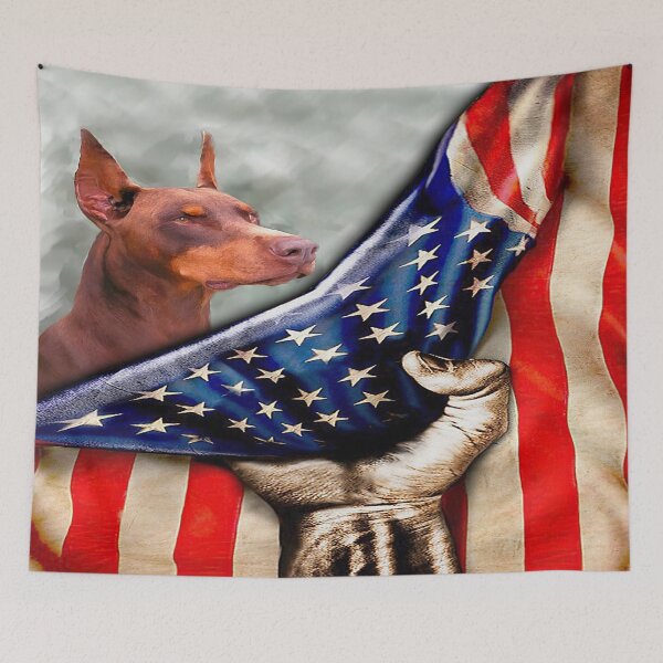 Item preview, Dobermann - Dobermann Dog Flag - Dobermann Lover designed and sold by judysophia.