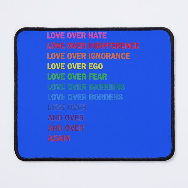 Item preview, love over hate, love over indifference LGB  Classic T-Shirt designed and sold by ThomasHolterm.