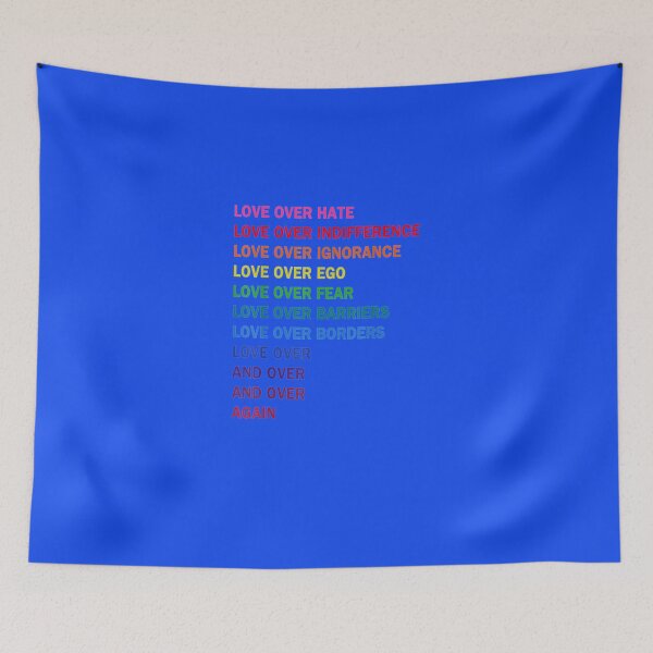 Item preview, love over hate, love over indifference LGB  Classic T-Shirt designed and sold by ThomasHolterm.