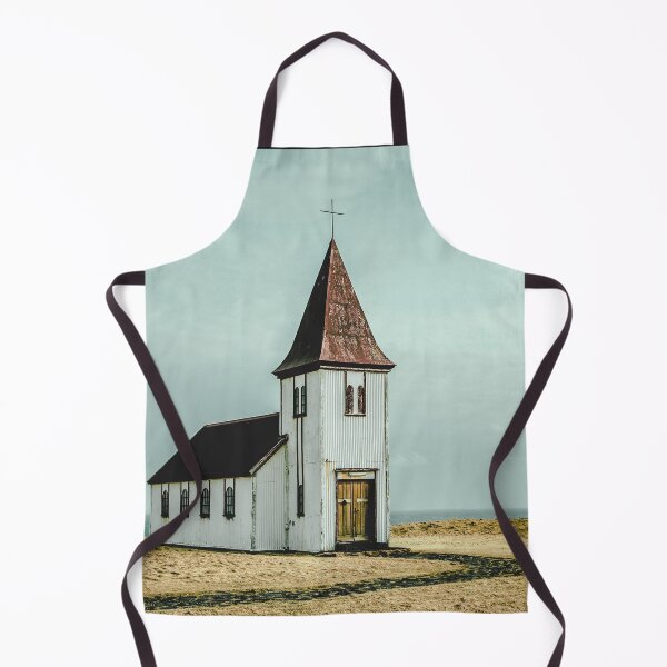 Item preview, Old Church Coastal Iceland Art Print designed and sold by Nils Petter Stein.