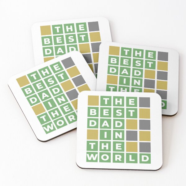 Item preview, Wordle-Inspired, The Best Dad In The World designed and sold by Culture2Design.