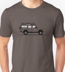 A Graphical Interpretation of the Defender 110 Station Wagon ICON Reformer Unisex T-Shirt