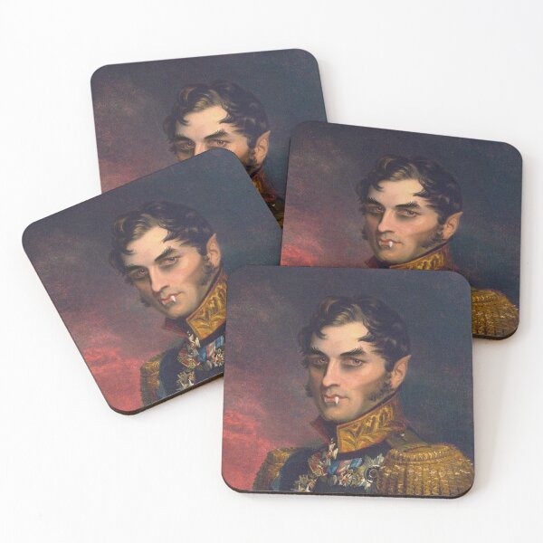 Artikelvorschau, Vampire Lord spooky vintage haunted portrait entworfen und verkauft von Vintage Designs +.