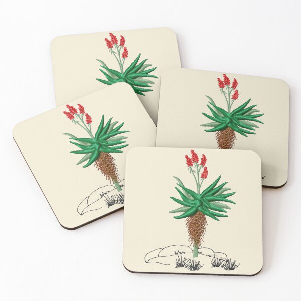 Item preview,  Machine embroidery, Aloes  Botanical Embroidered Design, Aesthetic Floral Design, Stitch crafting, unique embroidered art designed and sold by RudolphBarnard.