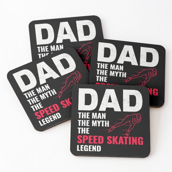 Item preview, Speed Skating Ice Skater Skate Dad Fathers day designed and sold by CuteDesigns1.