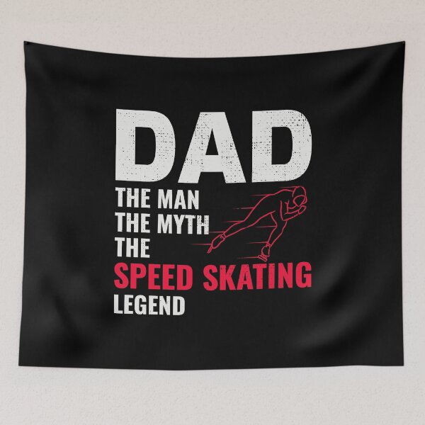 Item preview, Speed Skating Ice Skater Skate Dad Fathers day designed and sold by CuteDesigns1.