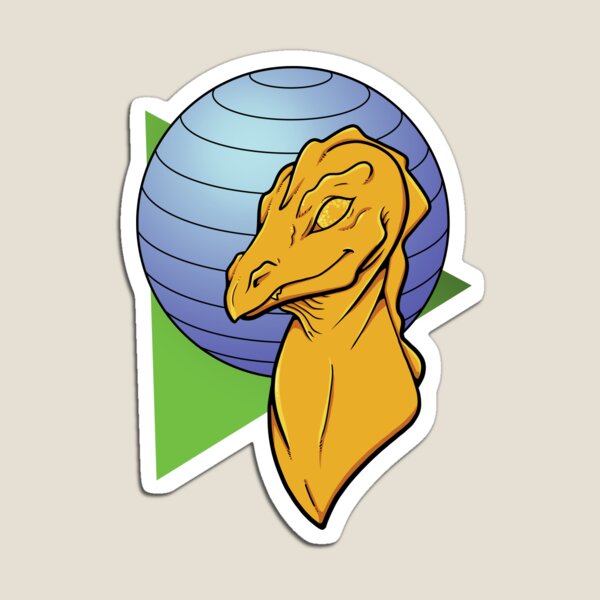 Retro Dragon Magnet