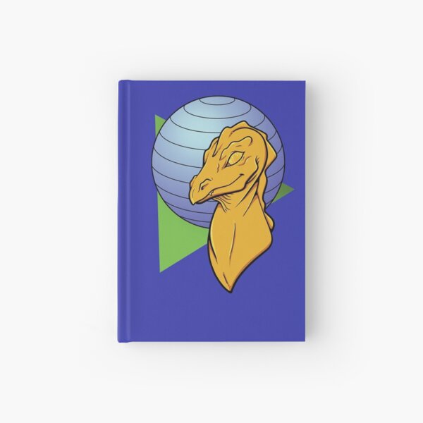 Retro Dragon Hardcover Journal