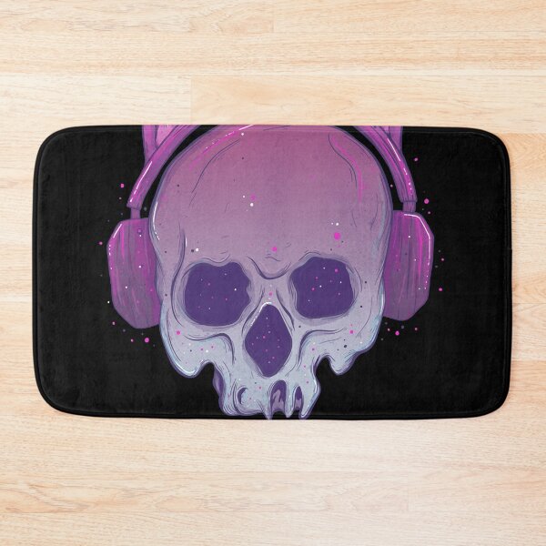 Item preview, Cute Cat Ear Headphones Skull designed and sold by ChrisParisian85.