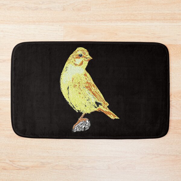 Item preview, Machine embroidery, Beautiful Embroidered Bird, Canarie, Stitch crafting, unique embroidered art designed and sold by RudolphBarnard.