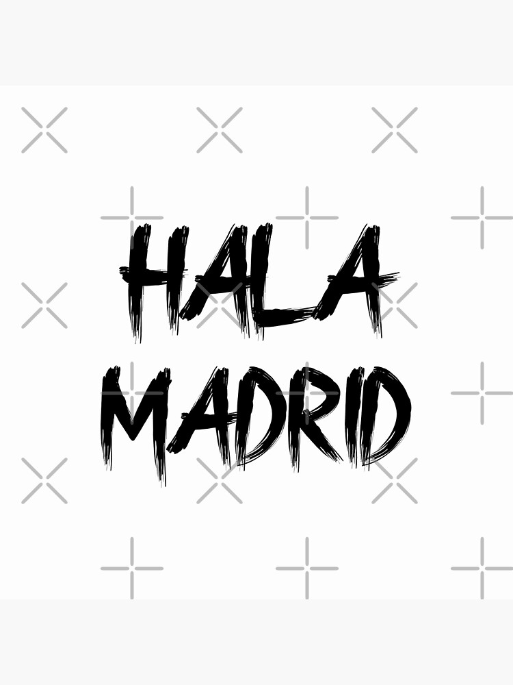 Hala Madrid Black Photographic Print for Sale by VRedBaller