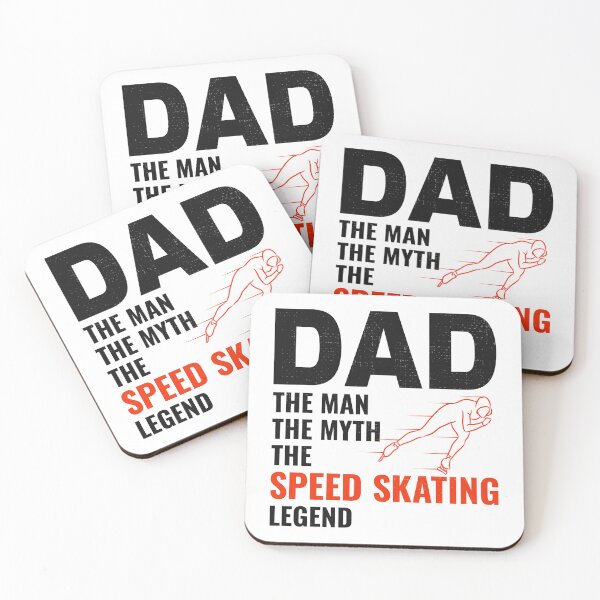 Item preview, Speed Skating Ice Skater Skate Dad Fathers day designed and sold by CuteDesigns1.
