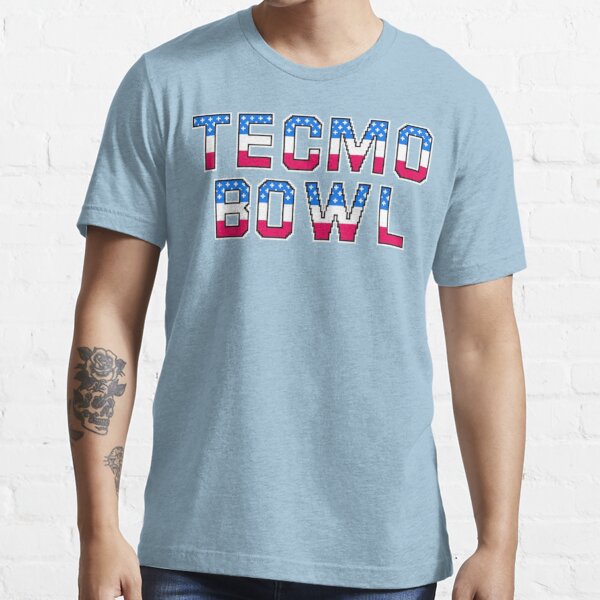 Zazzle Best Seller - Tecmo Bowl Logo Merchandise Essentia T-Shirt, Men's, Size: Adult S, Black