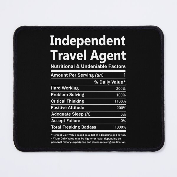 Item preview, Independent Travel Agent T Shirt - Nutritional Daily Factors Job Gift Item Tee designed and sold by anthonyodo.