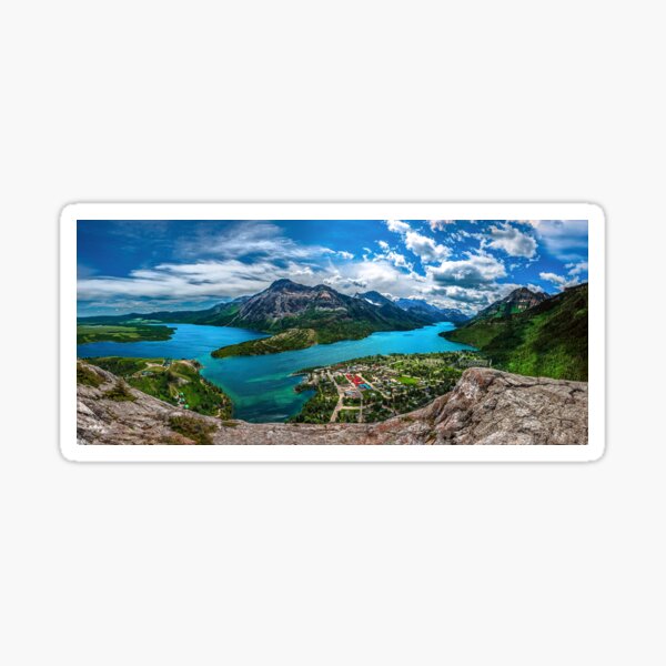 Canadian Rockies - Waterton, Alberta, Canada Sticker