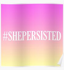 #ShePersisted Poster