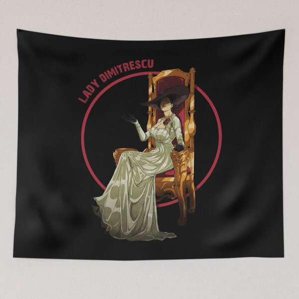 Item preview, Funny Men Lady Dimitrescu On The Throne Gifts For Music Fan designed and sold by Eldonfadel.