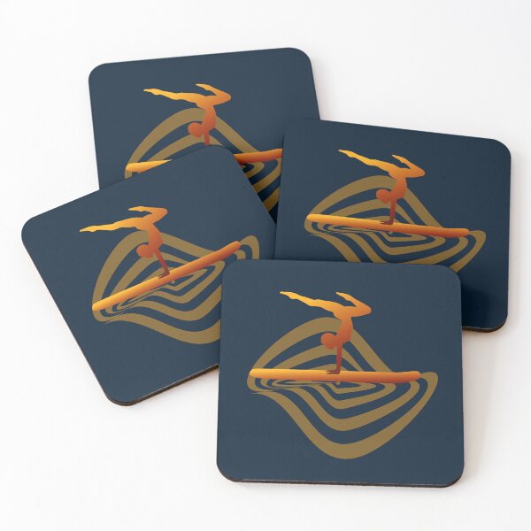 Item preview, Sup wafe woman handstand illustrations orange designed and sold by Pauletart.
