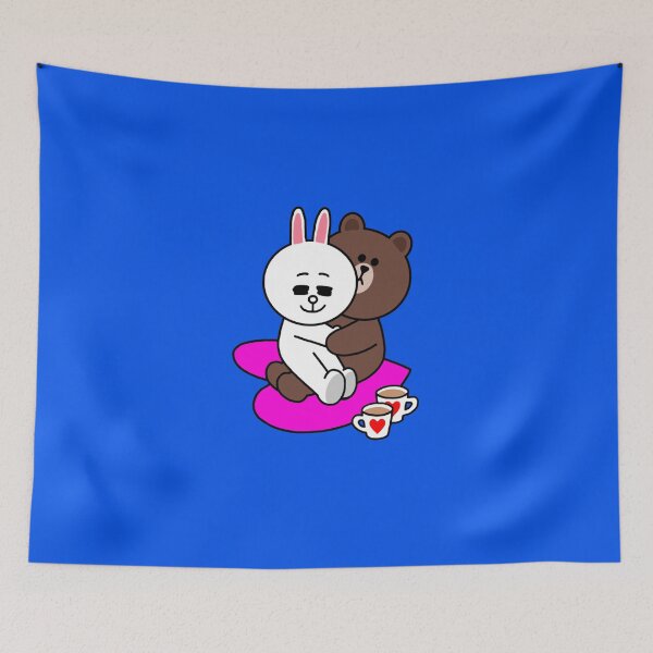 Item preview, Brown bear cony bunny two hearts beat as one Classic T-Shirt designed and sold by DaveSchulze.