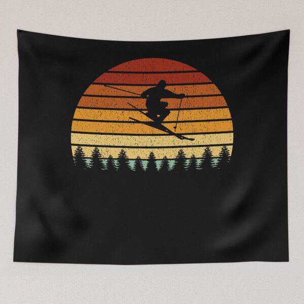Item preview, Vintage Sunset Skiing For Skiers designed and sold by JeremyxLee.