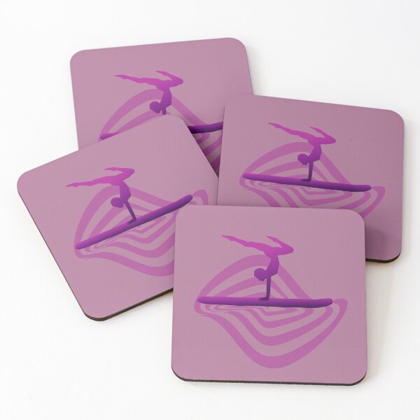 Item preview, Sup wafe woman handstand illustrations pink designed and sold by Pauletart.
