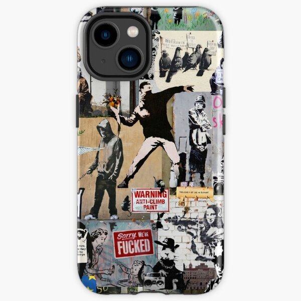 Banksy Collage iPhone Tough Case