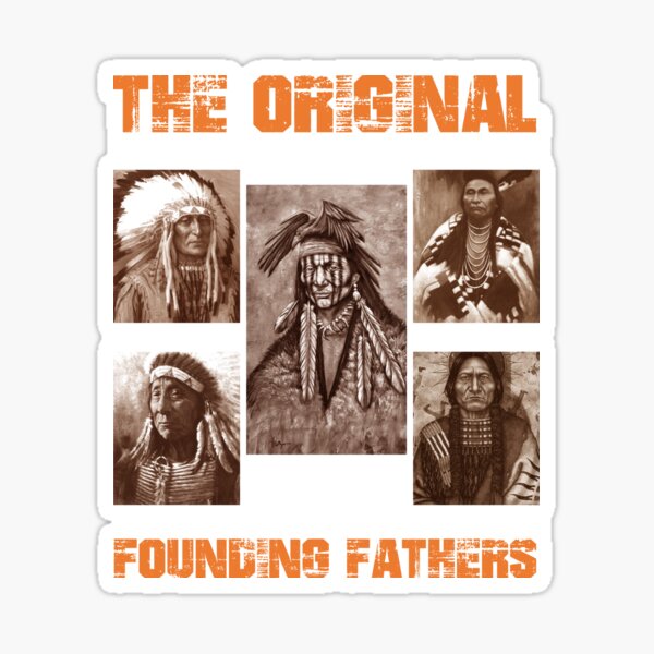 Native American the original founding fathers poster - Bassetshirt