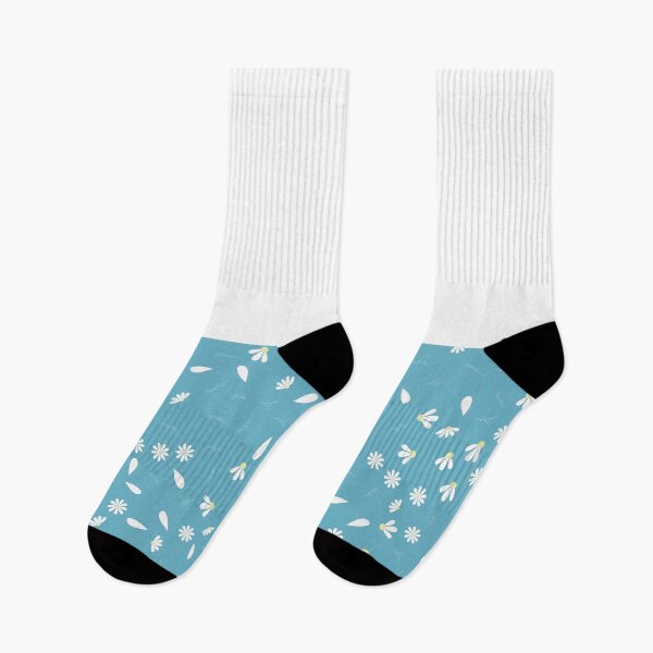 Item preview, White Chamomile Leaves on Horizontal Split White and Atomizer Blue designed and sold by HiddenPuppets.