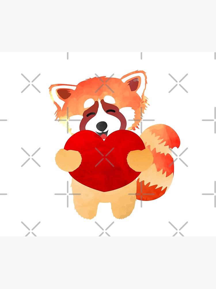 cute-red-panda-water-color-red-panda-clipart-red-panda-in-love-red