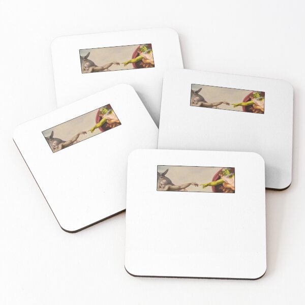 Item preview, Shrek hands of God Sticker designed and sold by MichaelGierisch.
