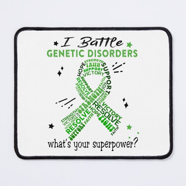 Item preview, Genetic Disorders Warrior, I Battle Genetic Disorders What's Your Superpower? designed and sold by Greggwillard.