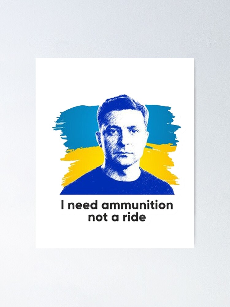 Zelensky Support Ukraine Ukraine Stand With Ukraine Poster By