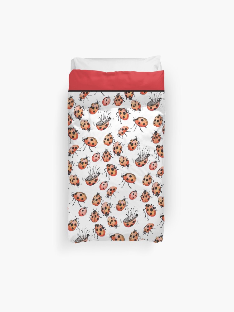 Ladybird Duvet Helga Binder Rednib Duvet Cover By Rednib Redbubble