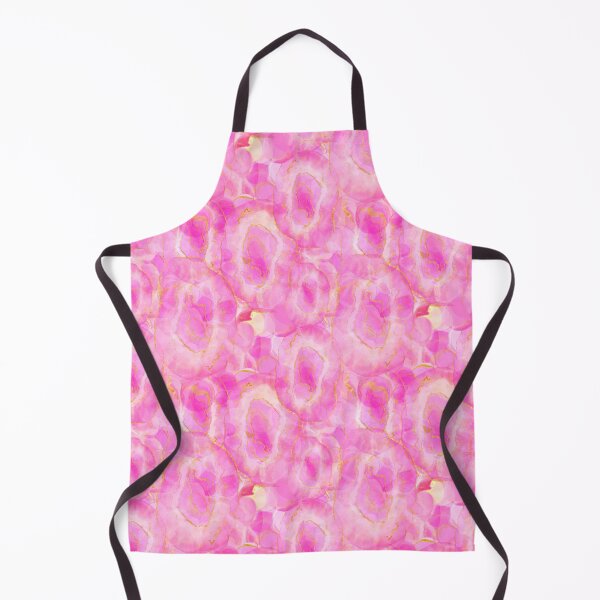 Item preview, Abstract pink agates and bubbles designed and sold by AnaGuziiArt.