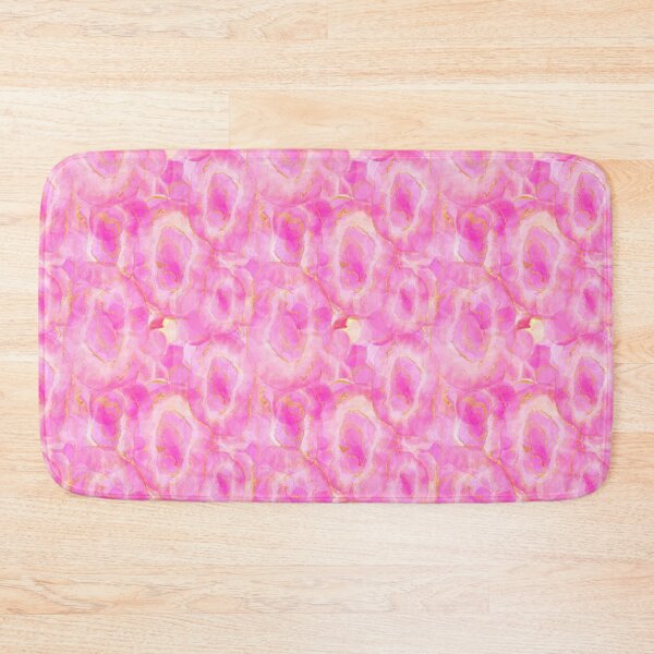 Item preview, Abstract pink agates and bubbles designed and sold by AnaGuziiArt.
