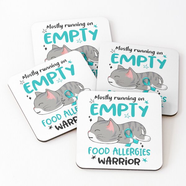 Item preview, Food Allergies Awareness, Mostly Running on Food Allergies Warrior designed and sold by Tammyilaria.