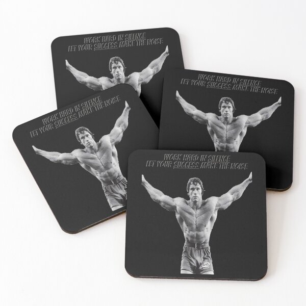 Item preview, Arnold Motivation - Work Hard In Silence Essential T-Shirt designed and sold by alishaston.