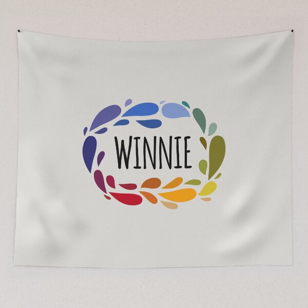 Item preview, Winnie Name Cute Colorful Gift Named Winnie designed and sold by kindxinn.