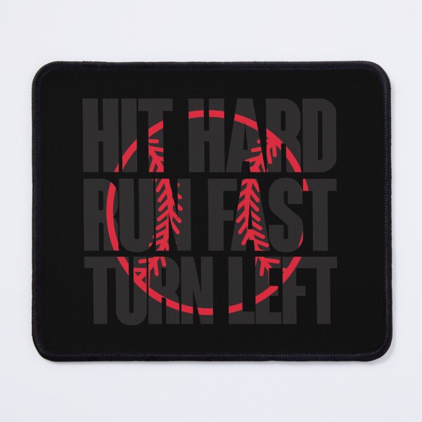 Item preview, Hit hard, run fast, turn left Essential . designed and sold by dillojord.