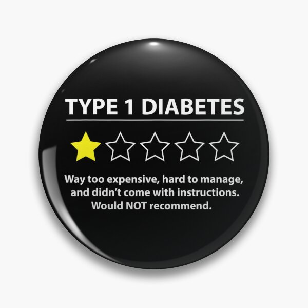 Item preview, Diabetes One Star Rating Funny Awareness Graphics  designed and sold by ufodinosaur.