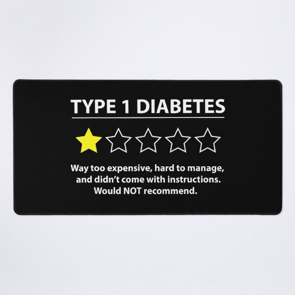 Item preview, Diabetes One Star Rating Funny Awareness Graphics  designed and sold by ufodinosaur.